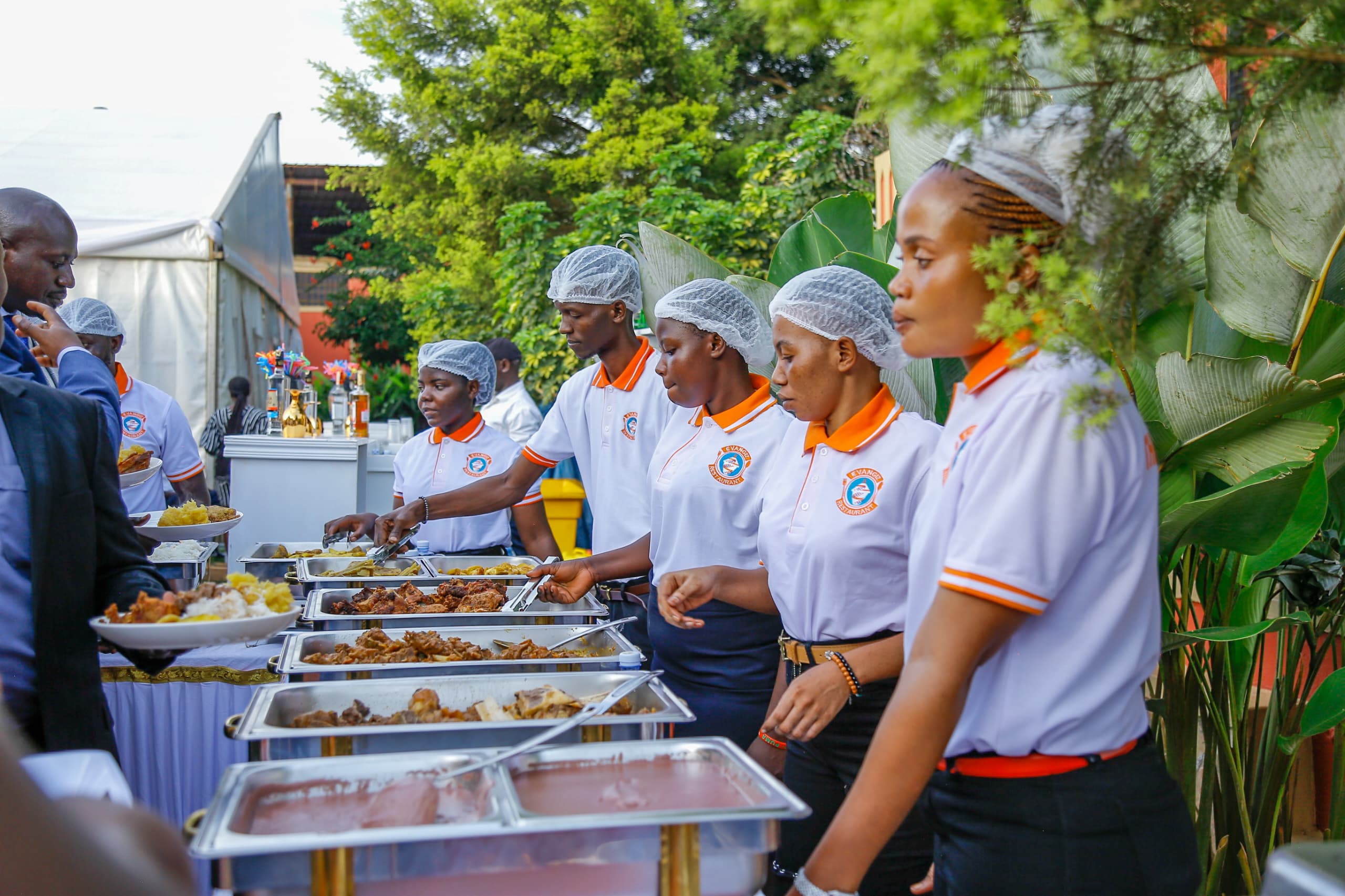 Evangiz Catering Event Setup