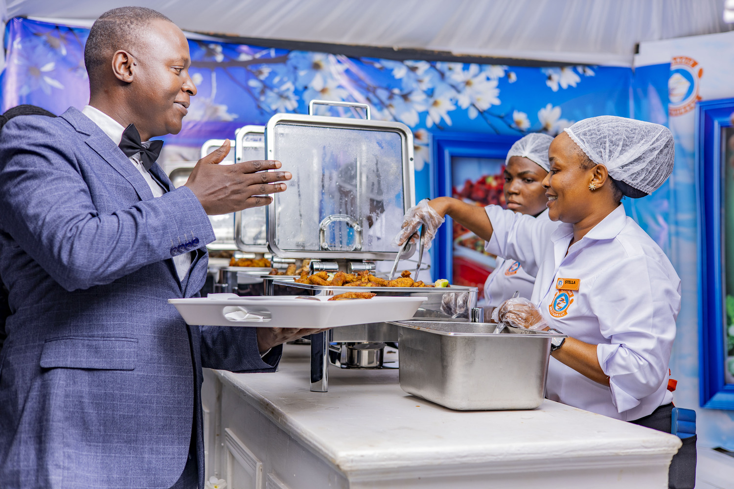 Evangiz Catering Event Setup
